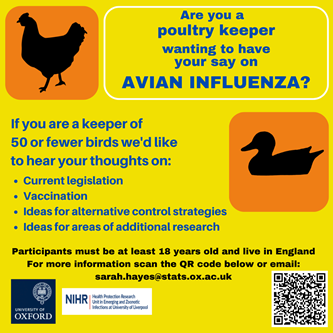 Social media ad to recruit poultry keepers to a focus group for this research project.